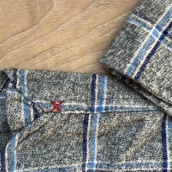 Jachs Ny Men's Classic Fit Flannel Shirt Gray Size XL NEW - Picture 5 of 7